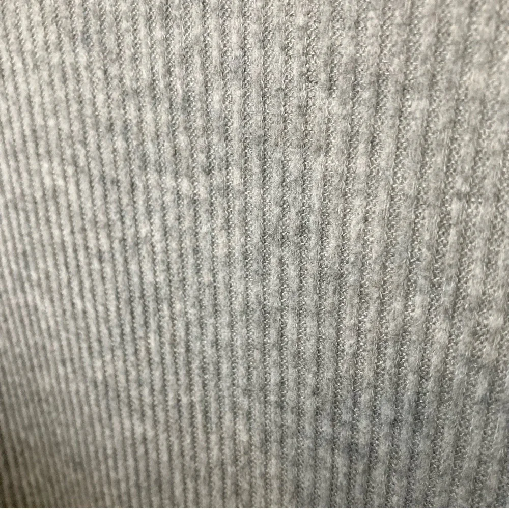 FP Feeling Magical Grey Ribbed Oversized Tunic Crochet Collar Racing Stripe - Picture 11 of 13